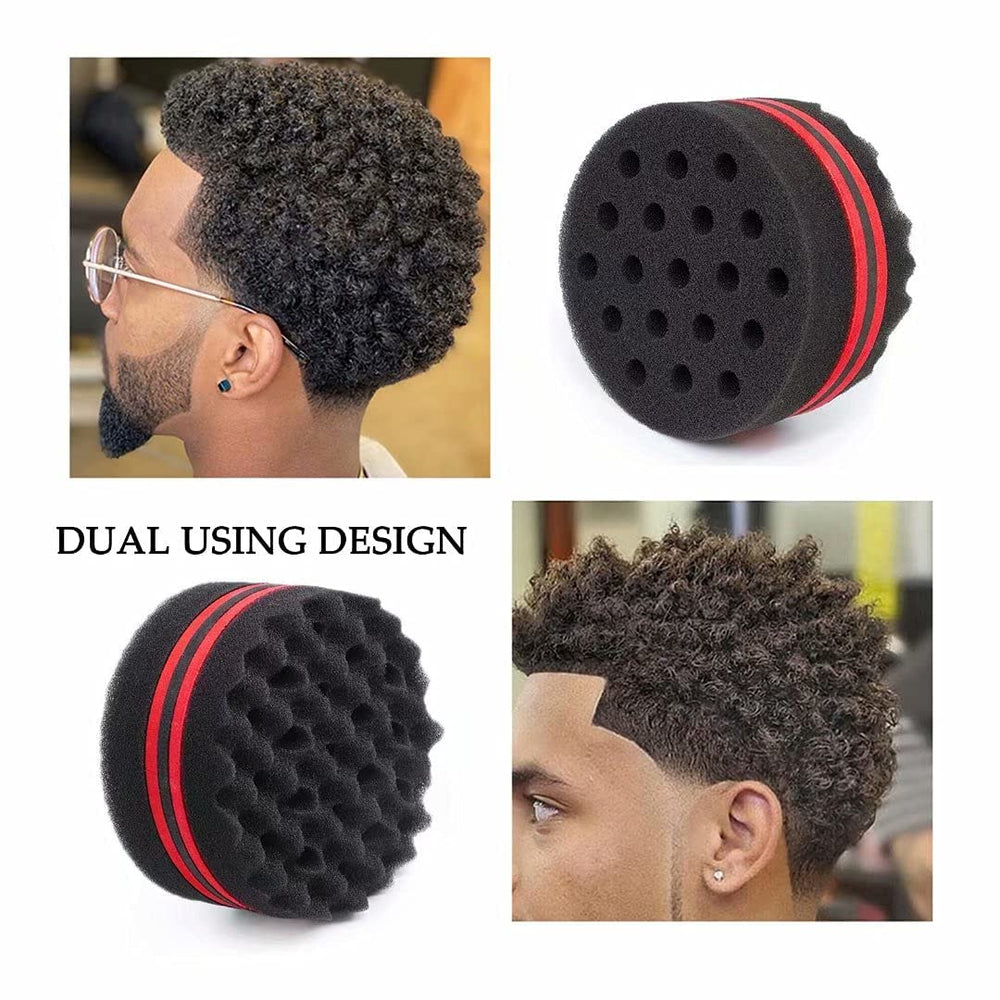 WORGATE esponja cabello, agujeros pequeños para definición precisa.