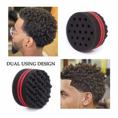 WORGATE esponja cabello, agujeros pequeños para definición precisa.