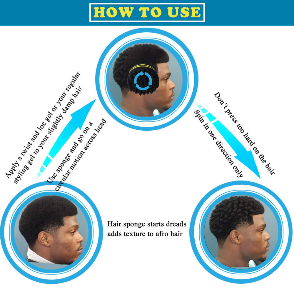 WORGATE esponja cabello, uso cómodo que favorece la relajación del cuero cabelludo.