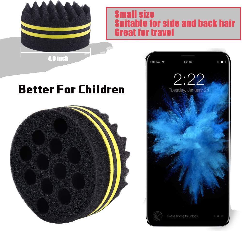 WORGATE esponja cabello, diseño compacto que cabe en cualquier bolso.