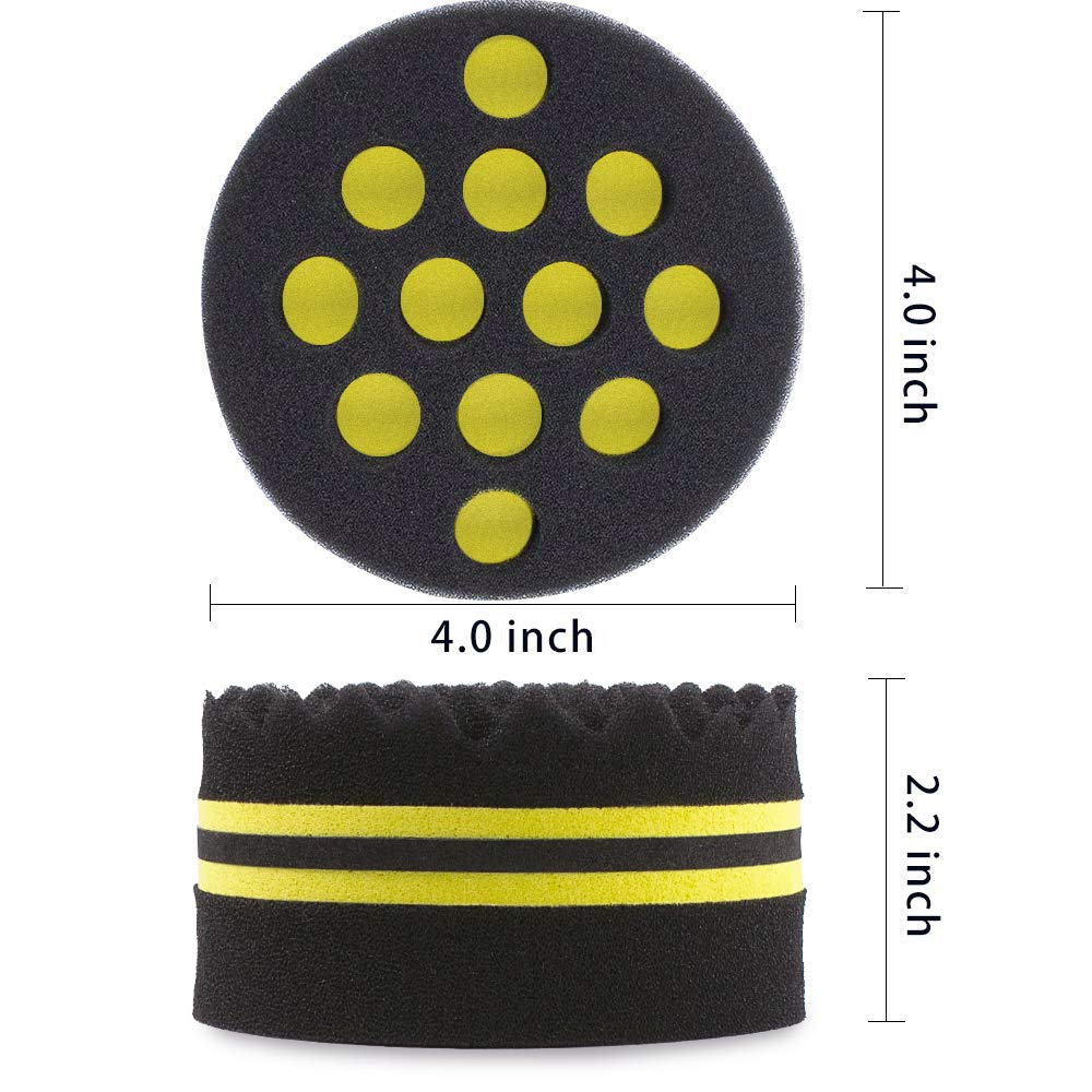 WORGATE esponja cabello, tamaño compacto ideal para niños y viaje diario.
