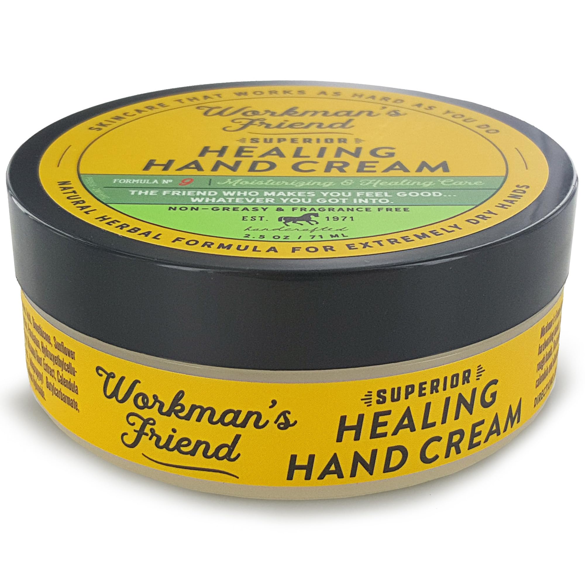 Workman's Friend ingredients comfrey-calendula highlight soothing, trusted skin repair.