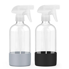 Worldgsb 2pack glass spray bottles shown together, great for multi-use home spraying.