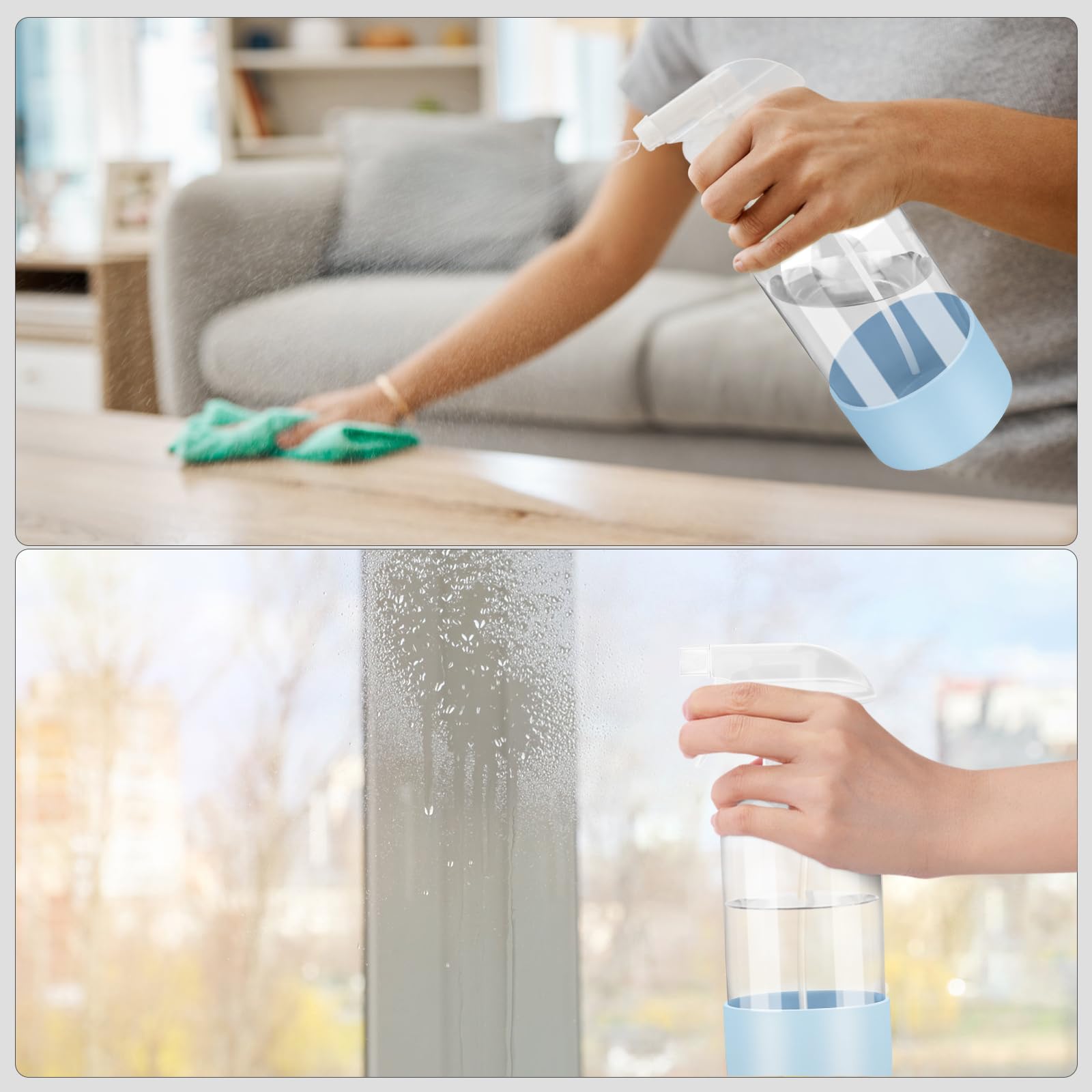 Worldgsb recyclable glass blue bottles; BPA-free and safe for various solutions.