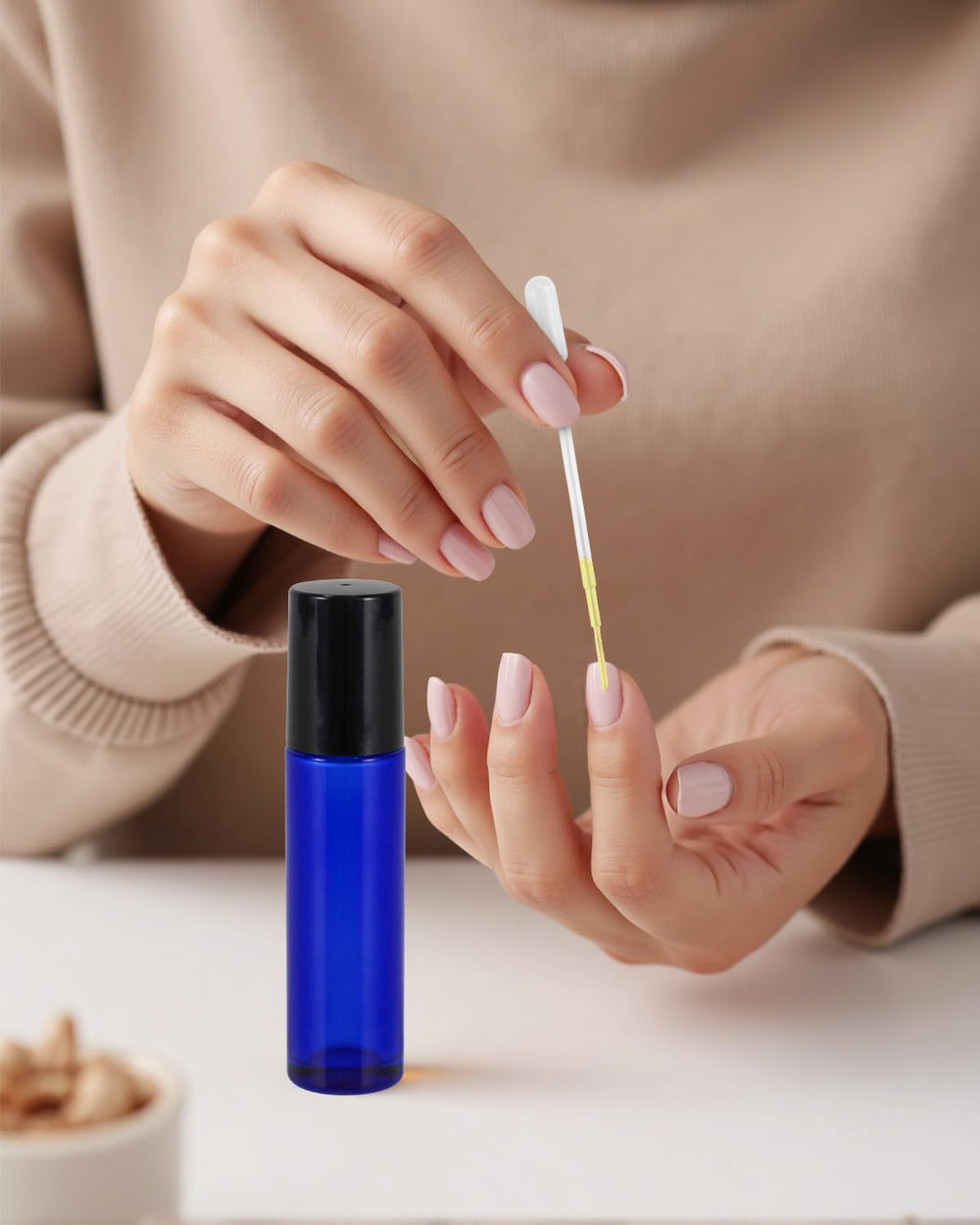 Worldgsb bottles in use with essential oils and blends.