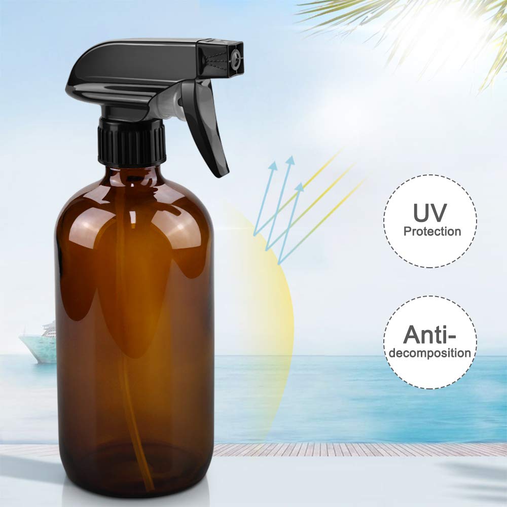 Worldgsb UV-protect glass bottle shields essential oils from sunlight for better preservation.