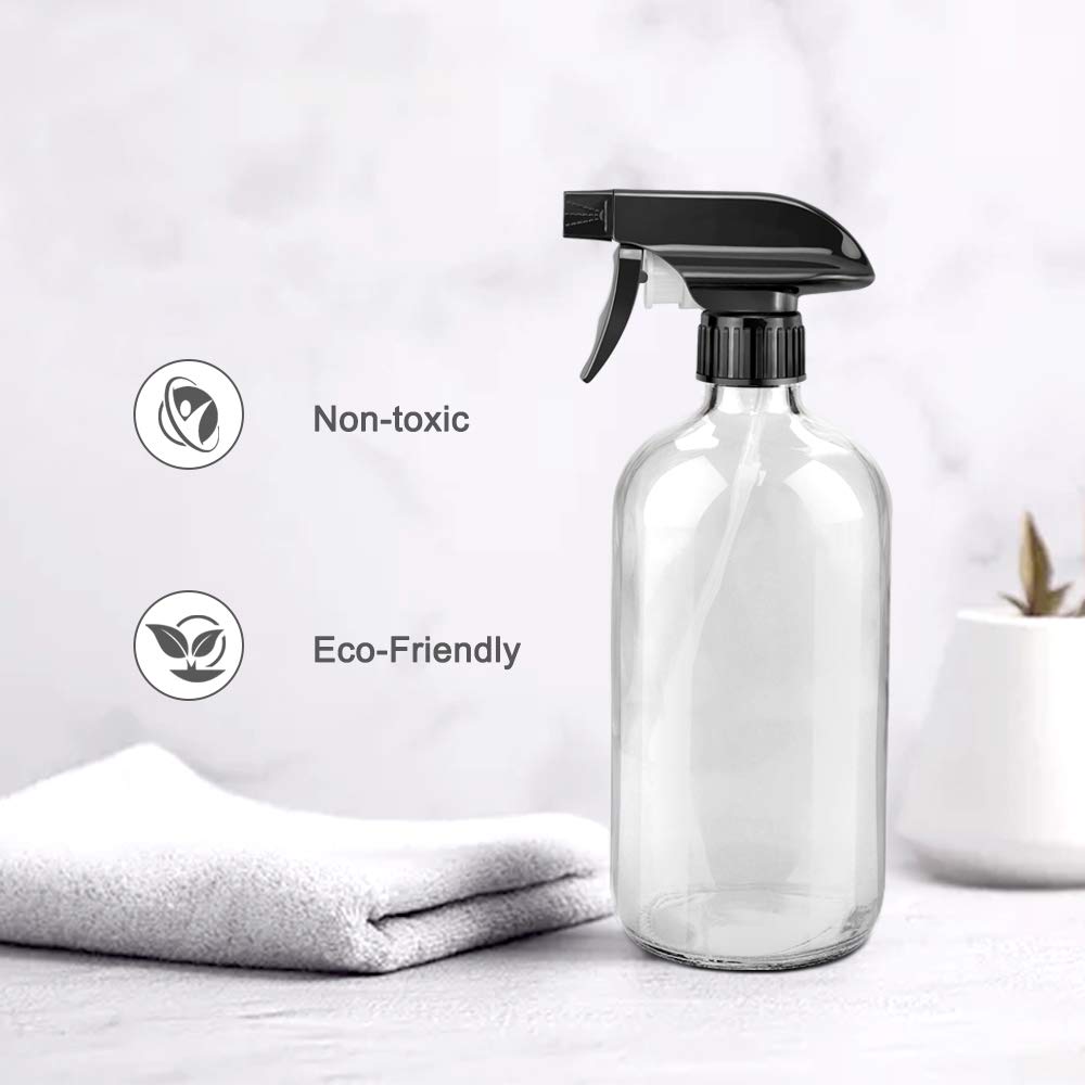 Worldgsb UV-protected clear glass bottle preserves contents