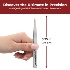 World's Best Tweezers Japanese steel construction reflects high quality and durability.