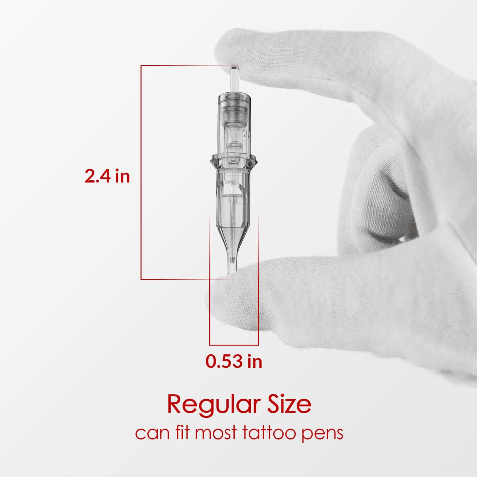 Wormhole Tattoo 1209RL round liner close-up for clean shading.