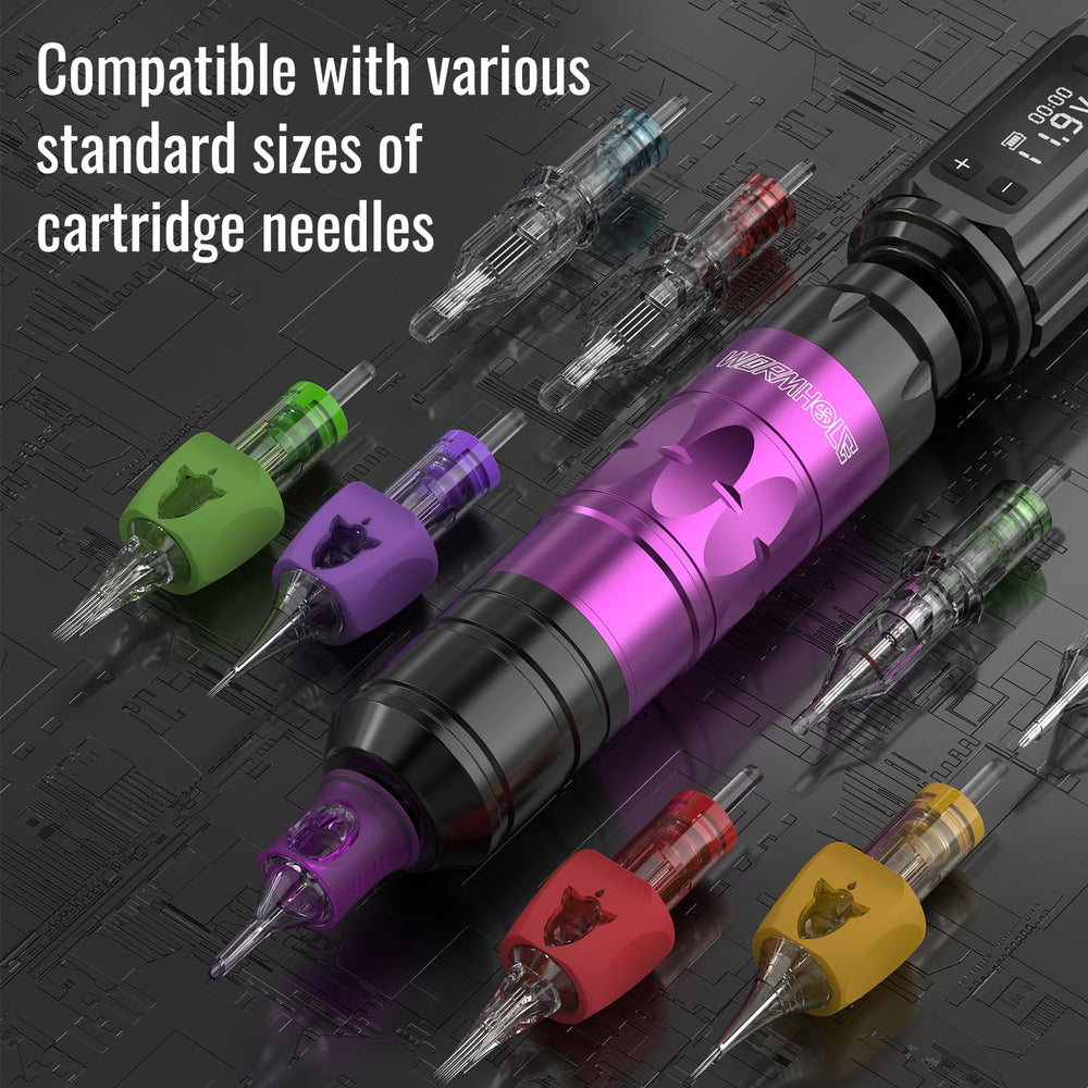 Wormhole Tattoo easy battery switch reduces downtime and keeps momentum.