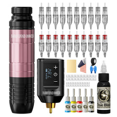 Wormhole Tattoo Gun Kit front view emphasizes portability for on-the-go practice