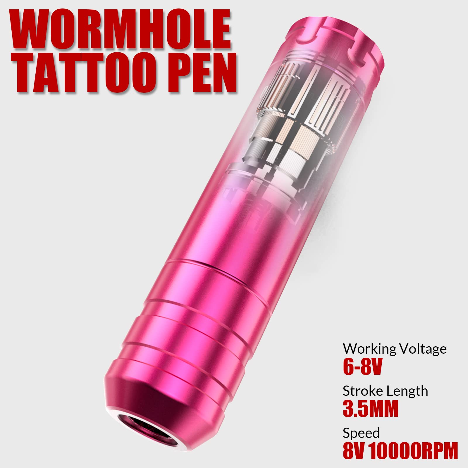 Wormhole Tattoo Kit RCA interface connection showing clean power delivery