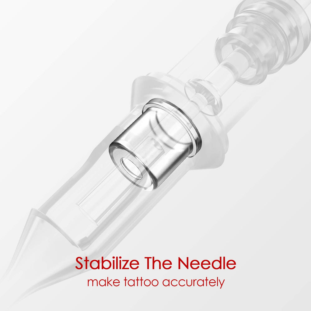 Wormhole Tattoo plastic membrane cartridge showing ink barrier.