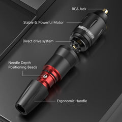 Wormhole Tattoo power supply with digital display demonstrates dual-control performance.