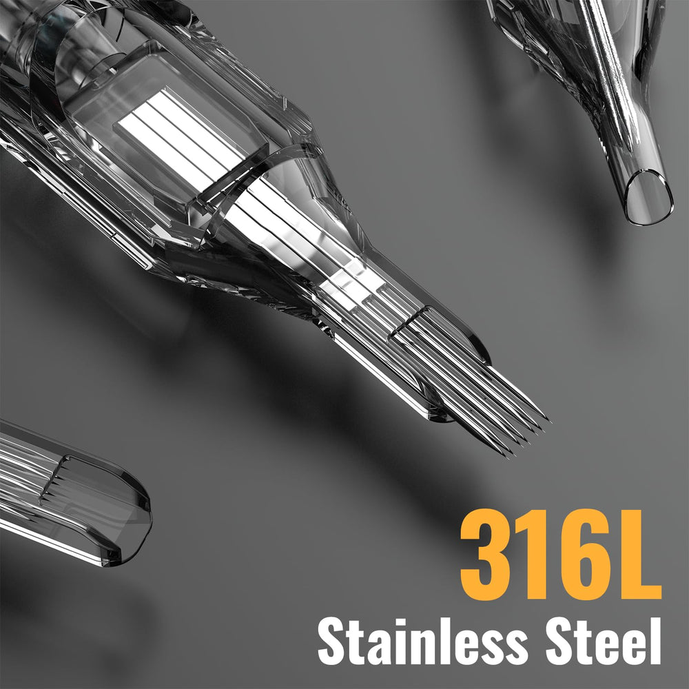 Wormhole Tattoo cartridge built with stainless steel and PVC for durability