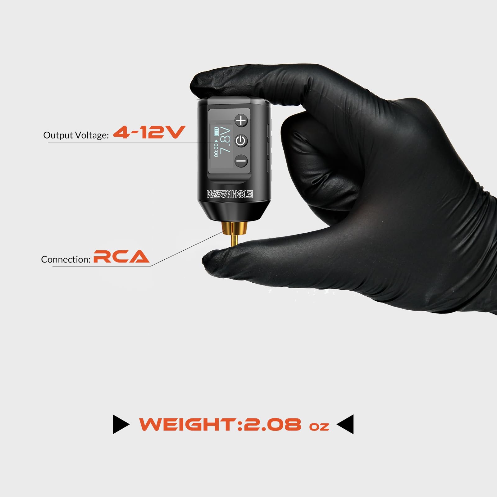 Wormhole Tattoo WB11-A jumpstart function enables high-start voltage when needed.