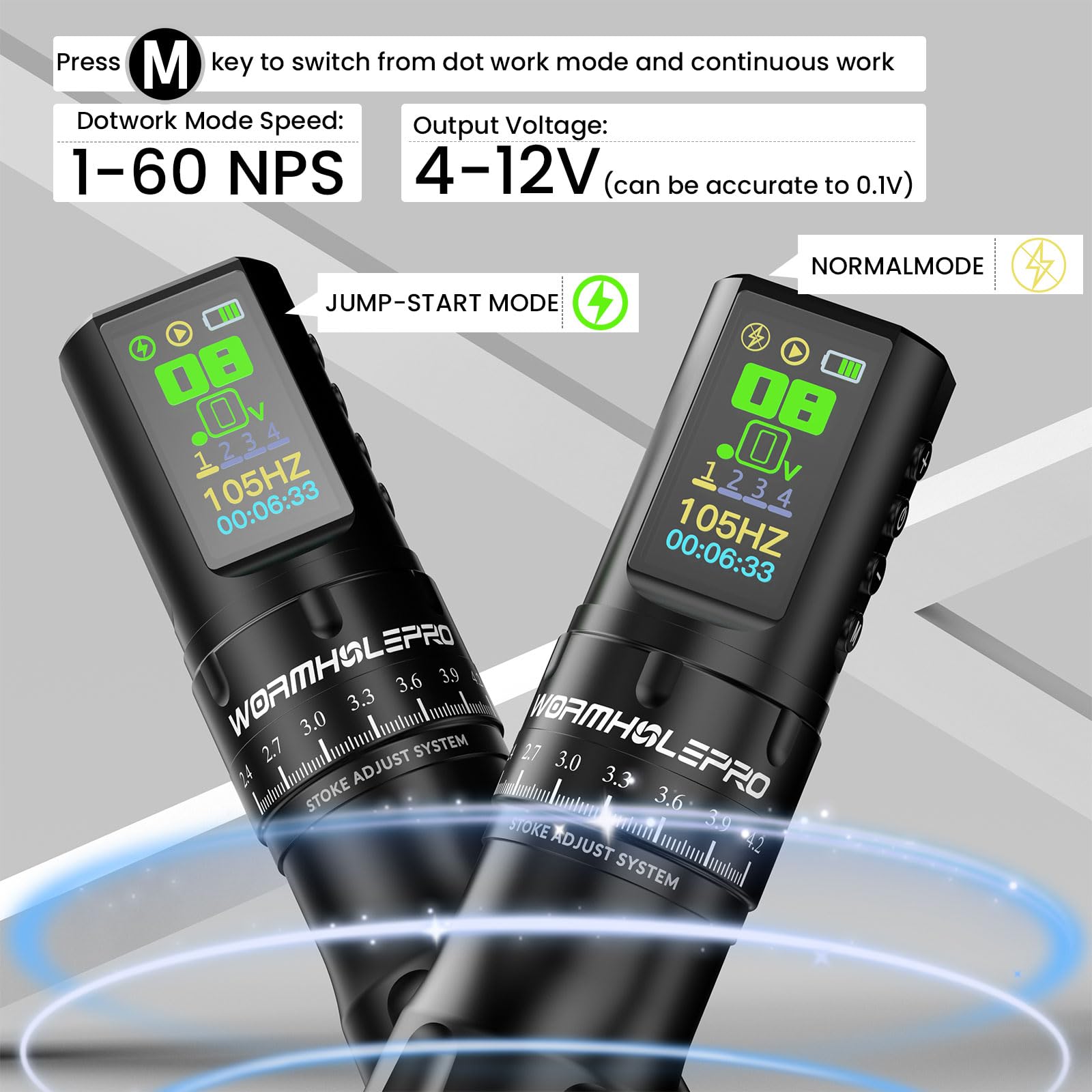 WORMHOLEPRO AQUILA smart display emphasizing real-time status feedback
