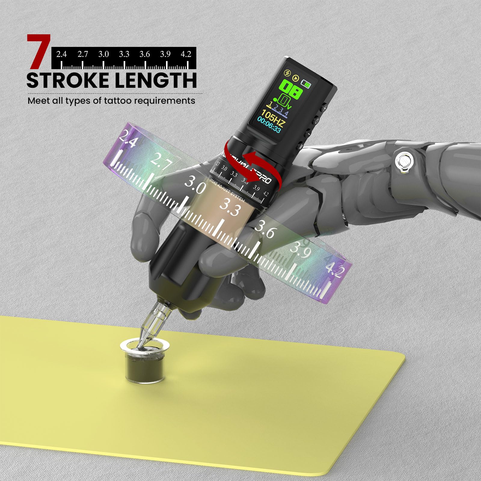 WORMHOLEPRO AQUILA voltage range visual with precise tuning capability