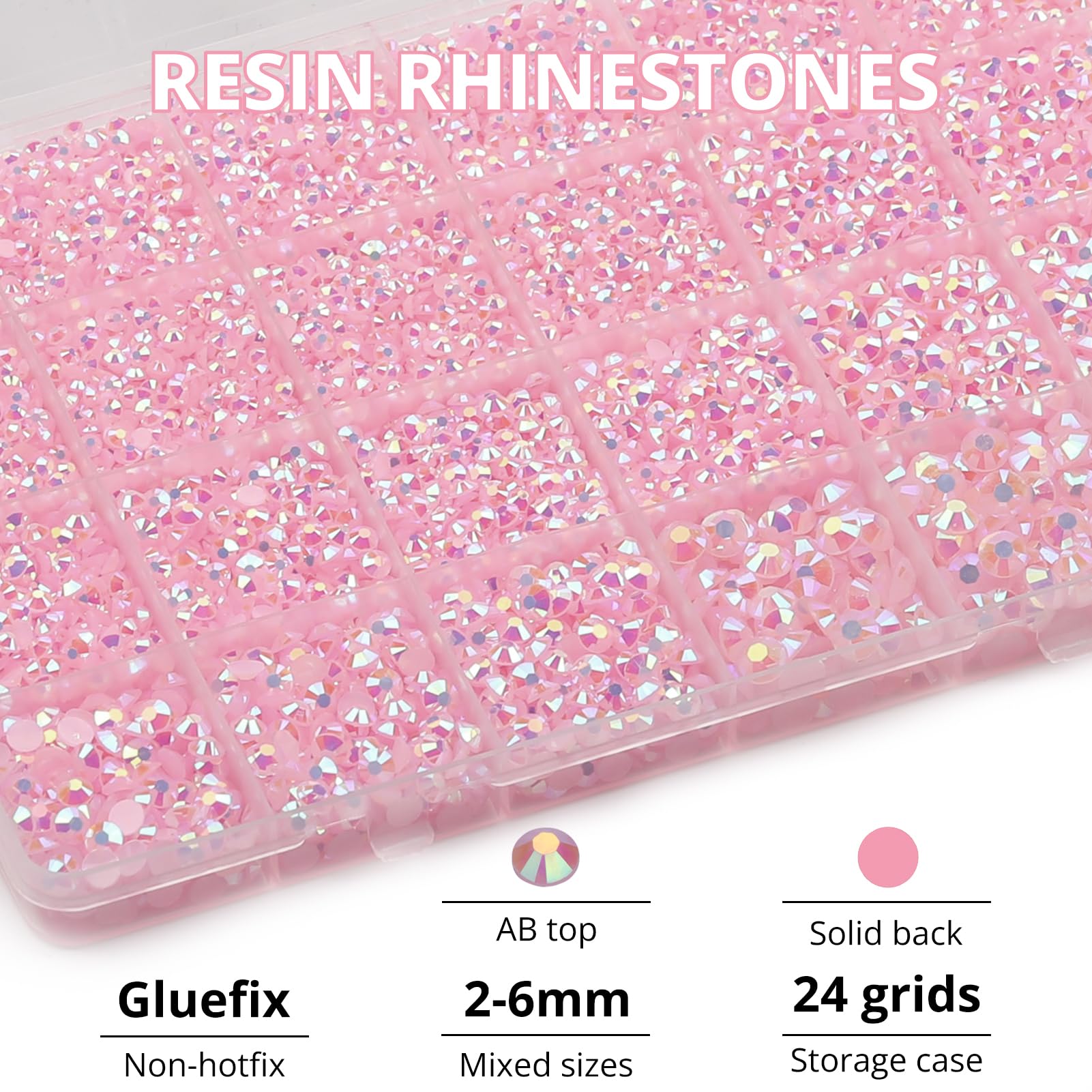 Worthofbest rhinestones 2mm-6mm mixed sizes for versatile costume and accessory embellishments.