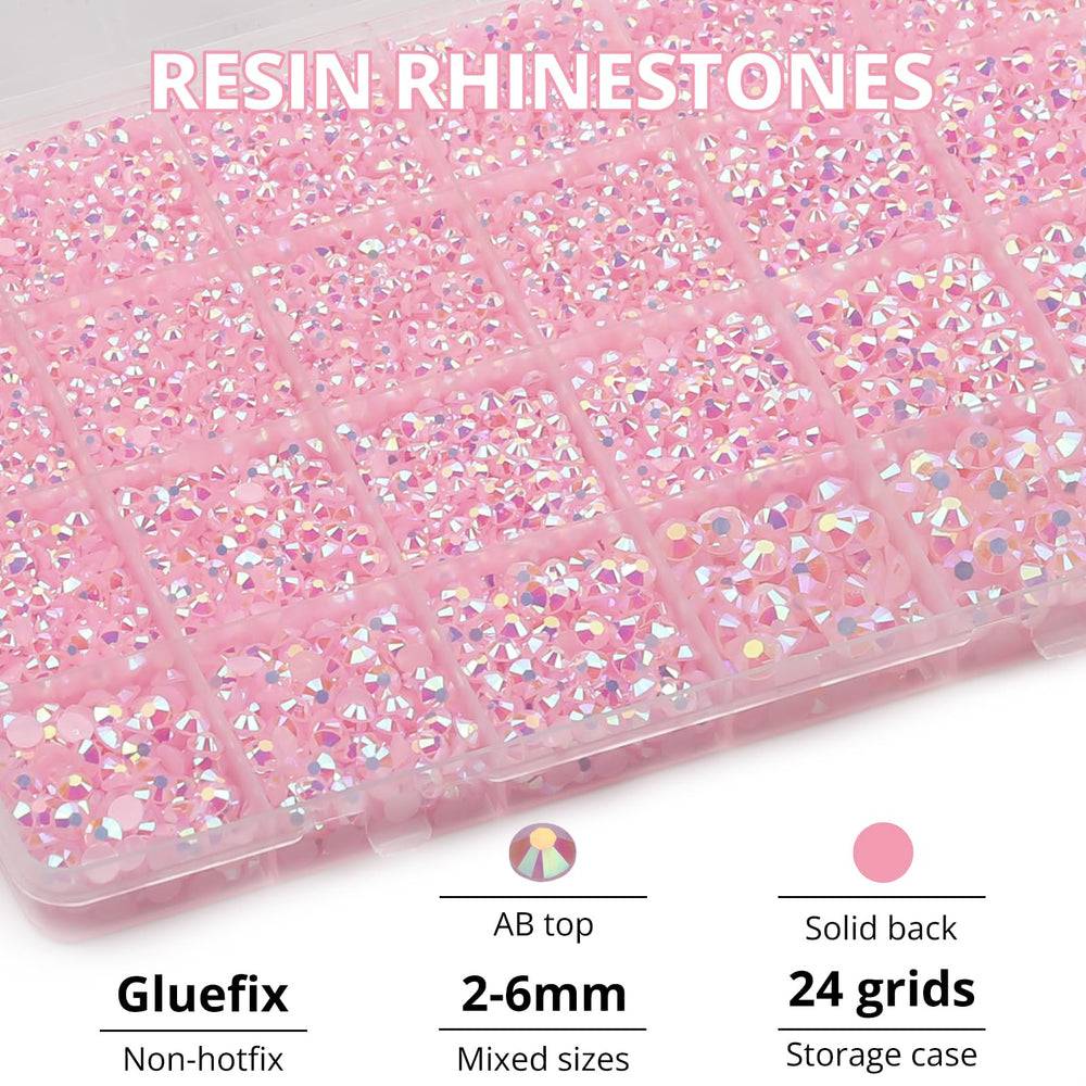 Worthofbest rhinestones 2mm-6mm mixed sizes for versatile costume and accessory embellishments.
