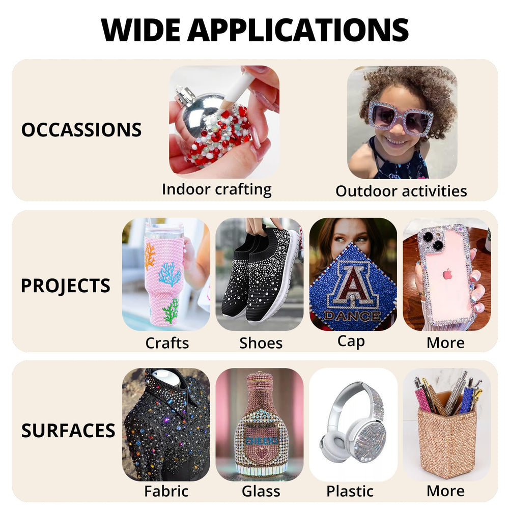 Worthofbest instruction guide helps beginners start confident rhinestone projects.