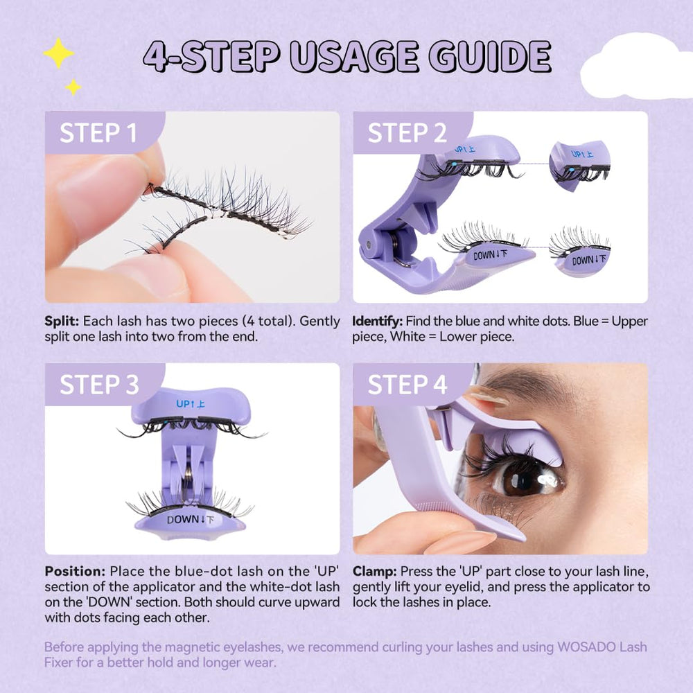 WOSADO easy 3-second application and 1-second removal.