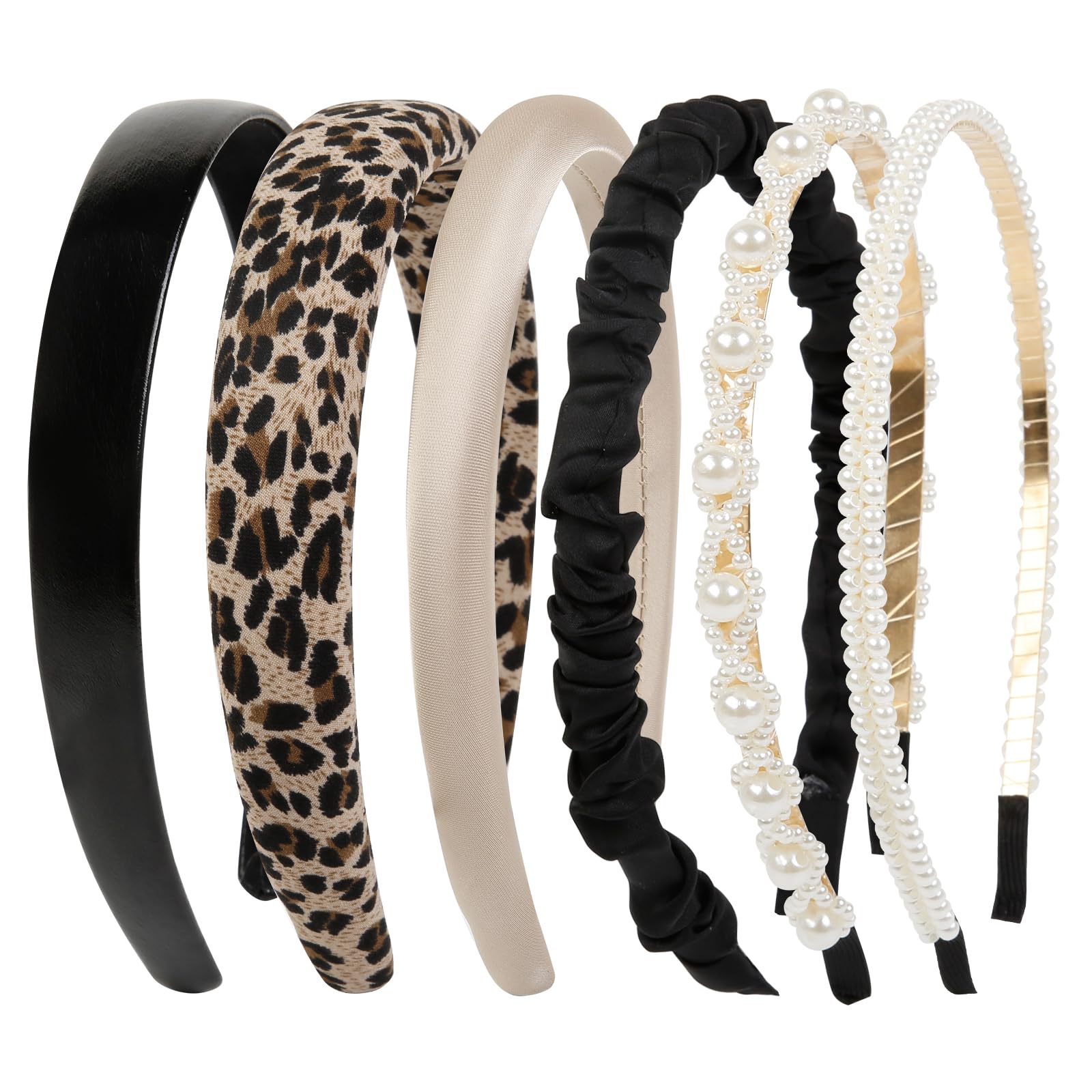 WOVOWOVO leather headband adds luxe texture to everyday outfits.