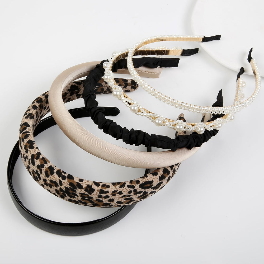 WOVOWOVO pleated headband introduces subtle texture to looks.