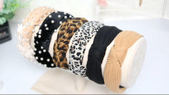 WOVOWOVO knotted headband demonstrates comfortable wear with strong elastic fit.