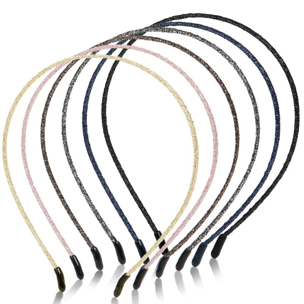 WOVOWOVO sparkly headbands offer colorful shine for stylish outfits and easy styling.