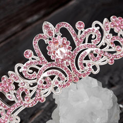 WOVOWOVO Tiara crystal-detail highlights intricate sparkle for proms