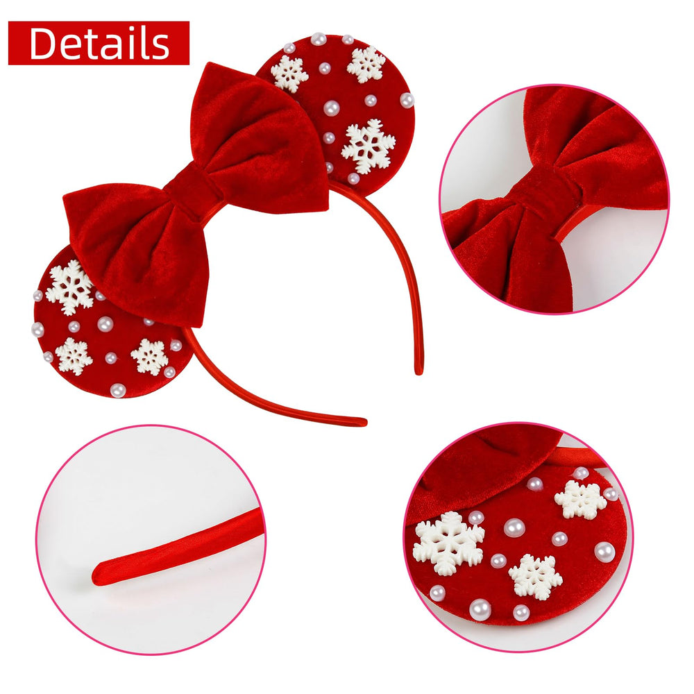 WOVOWOVO velvet headband on adult model shows comfortable, one-size fit.