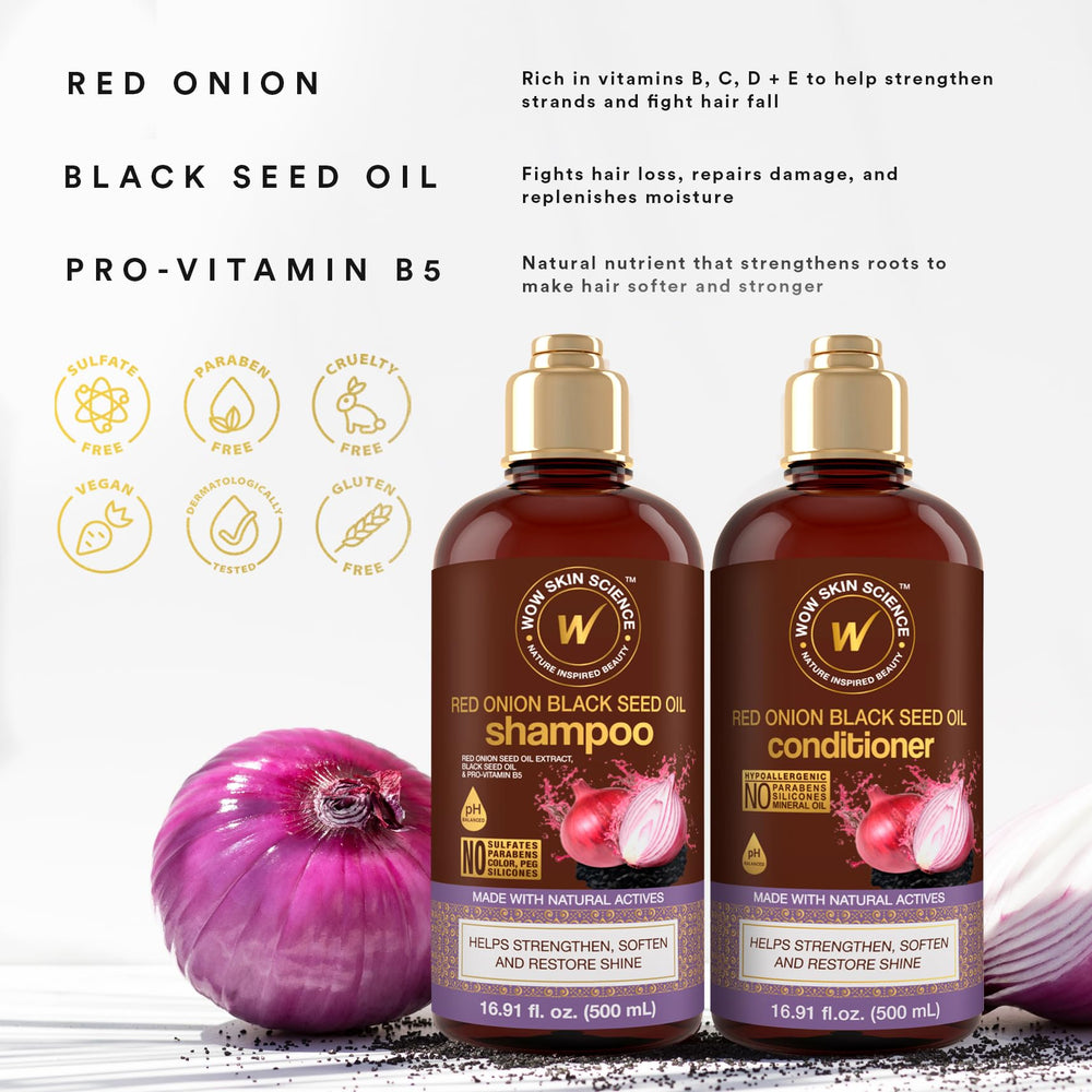 WOW Skin Science duo pack shot showing generous 16.9 oz bottles.