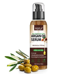 WOZUTUNT Argan Oil Serum bottle pour enables quick, frizz-friendly styling and even distribution.