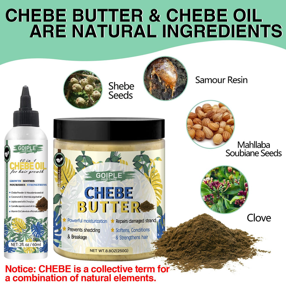 WOZUTUNT Chebe hair growth oil top view emphasizing lightweight application for daily use.