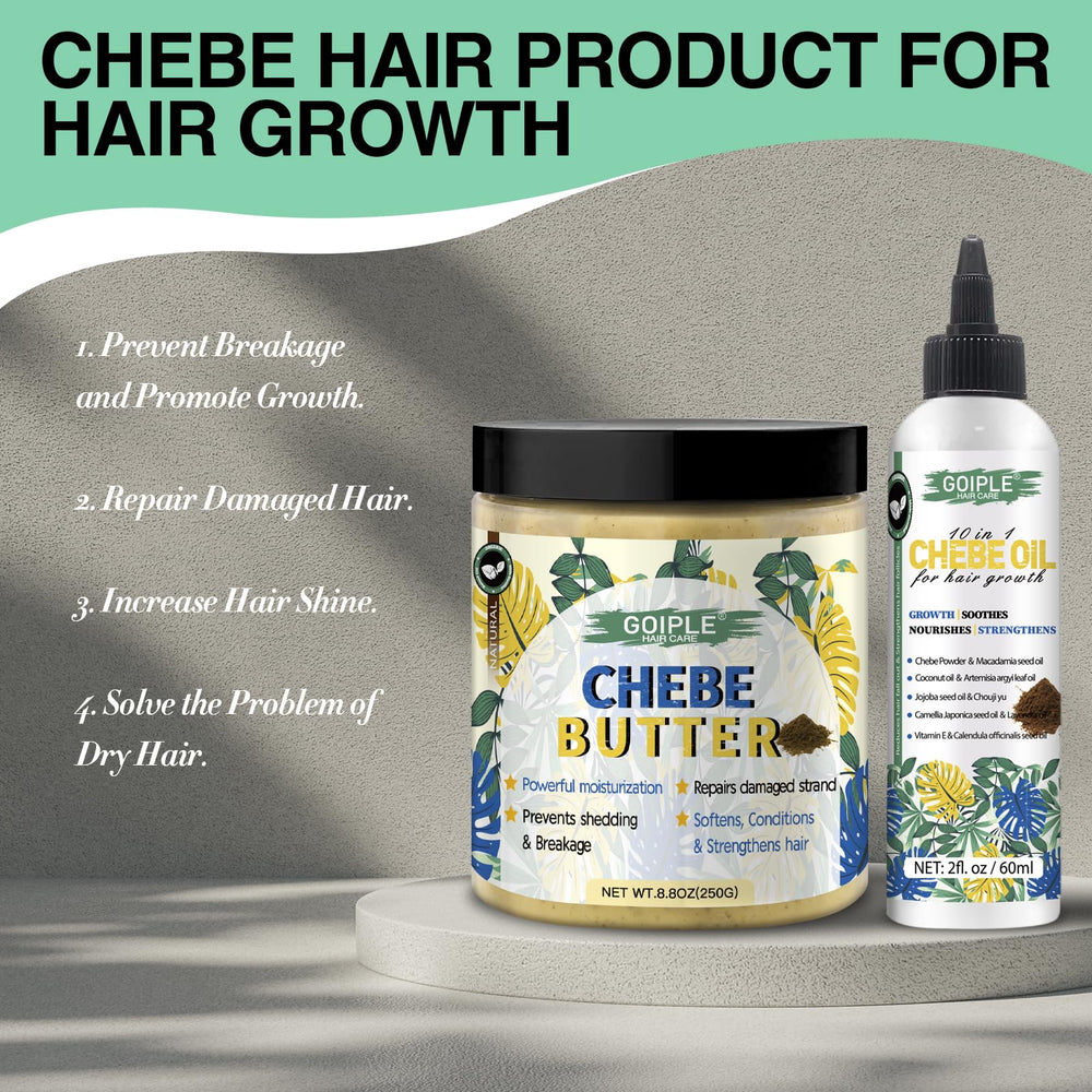 WOZUTUNT Chebe oil application on hair demonstrates easy root-to-tip coverage.
