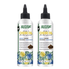WOZUTUNT Chebe oil bottle close-up for scalp nourishment