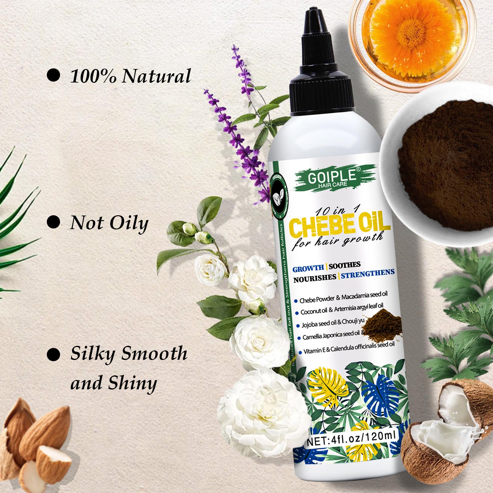 WOZUTUNT Chebe powder packaging shows authentic ingredients