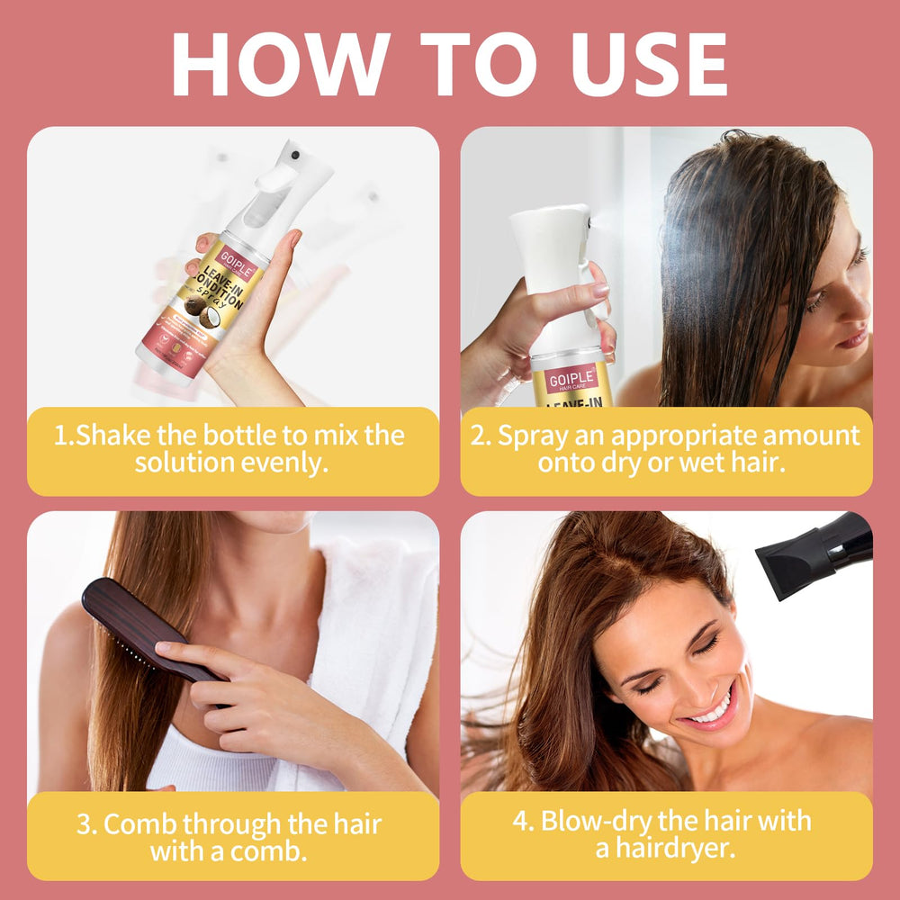 WOZUTUNT coconut oil nourishment penetrates strands for healthier-feeling hair
