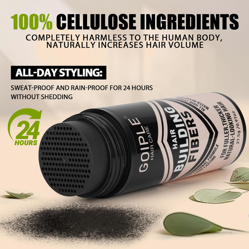 WOZUTUNT hair-thickening-fibers-pack highlights fast, natural-looking volume across thinning areas.