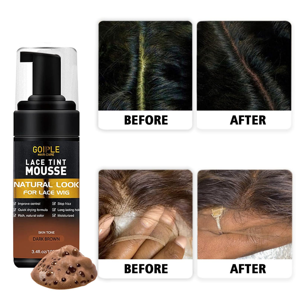 WOZUTUNT lace tint mousse edge control for smooth seams and secure wig styling.