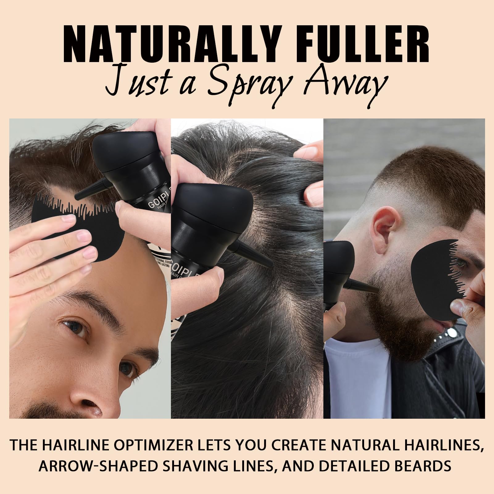 WOZUTUNT men-hairline-enhancement-setup shows an easy, professional approach to fuller-looking edges.