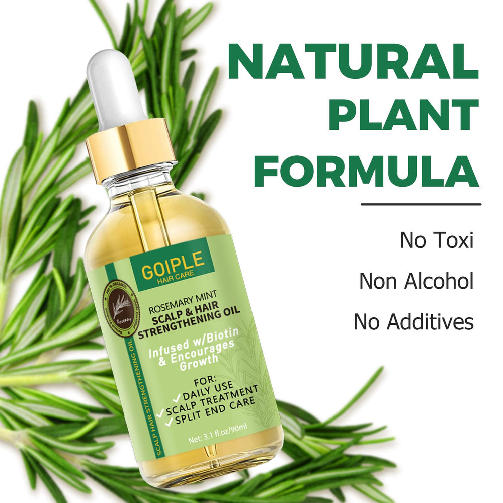 WOZUTUNT Rosemary Oil for dry scalp relief in routine