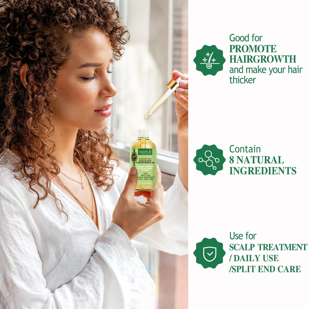 WOZUTUNT Rosemary Oil ingredients closeup with natural extracts