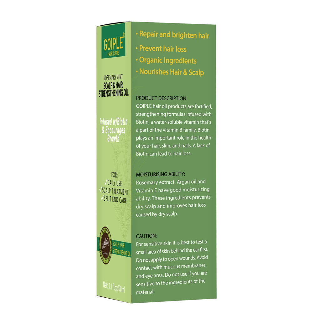 WOZUTUNT Rosemary Oil 3.1 fl oz packaging and label