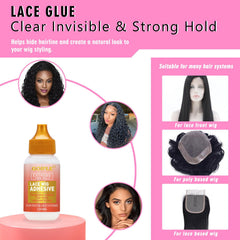 WOZUTUNT wig glue remover bottle for quick, gentle removal