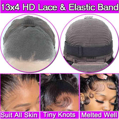 WPPIKK glueless cap design close-up highlights secure wear.