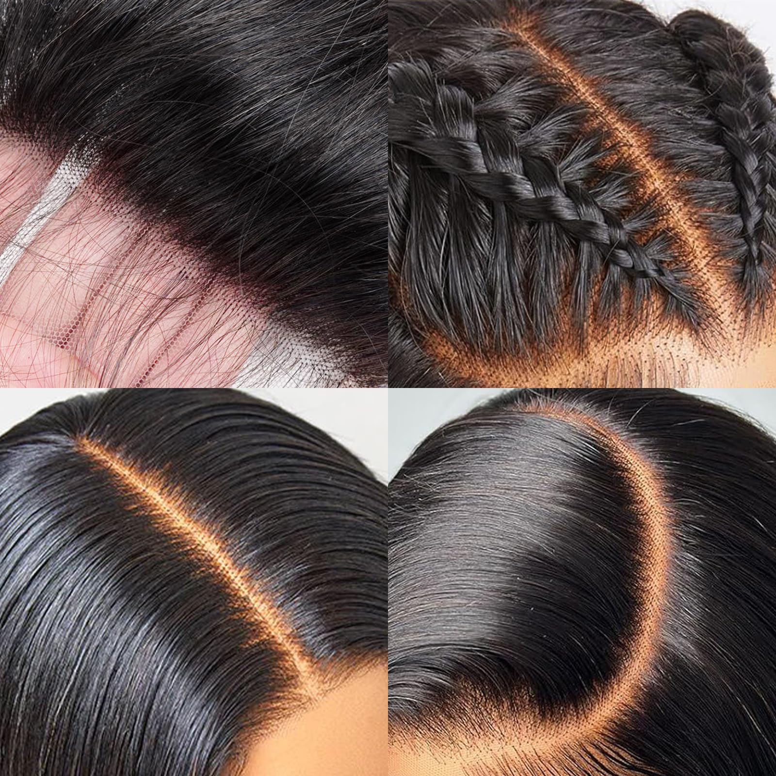 WPRWPR body-wave wig showcases breathable lace front for comfortable wear and versatile parting.
