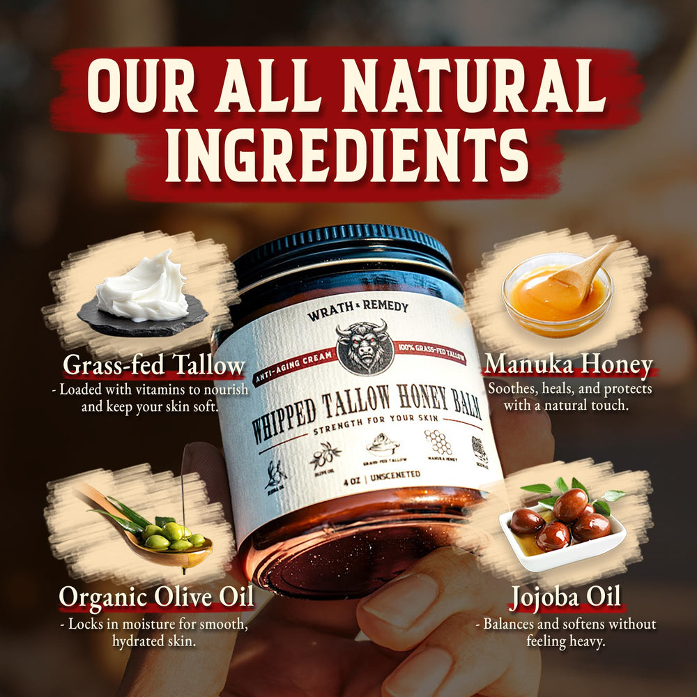 Wrath & Remedy farm-to-jar quality label on the balm