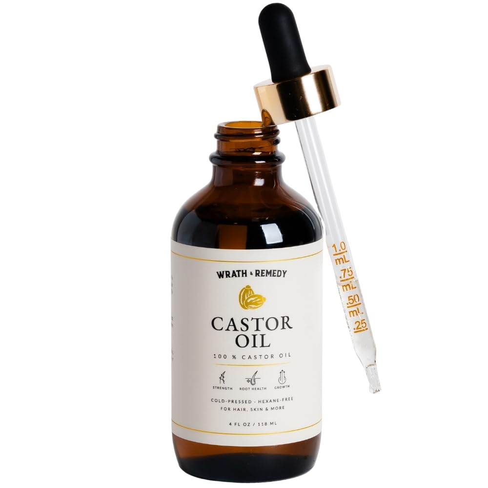 Wrath & Remedy USDA Organic castor oil for versatile beauty ritual
